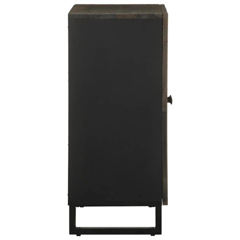 SZAFKA CZARNA 60X33X75CM LITE DREWNO MANGO