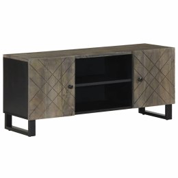 SZAFKA POD TELEWIZOR CZARNA 105X33X46CM LITE DREWNO MANGO