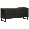 SZAFKA POD TELEWIZOR CZARNA 105X33X46CM LITE DREWNO MANGO