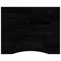 BLAT BIURKA CIEMNOBRĄZOWY 100X80X2,5CM LITE DREWNO DĘBOWE