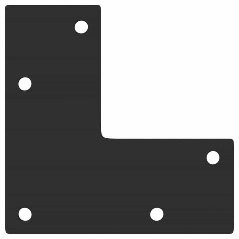 NOGI DO STOLIKA KAWOWEGO 4 SZT. CZARNE 72-73CM STAL