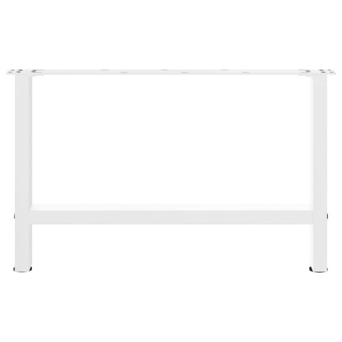 NOGI DO STOLIKA KAWOWEGO BIAŁE 2 SZT. 70X(42-43)CM STAL