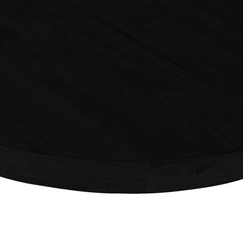 BLAT DO STOŁU BRĄZOWY 140X60X4CM LITE DREWNO DĘBOWE OWALNY