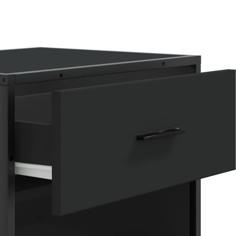 STOJAK NA BUTY CZARNY 48X38X97,5CM