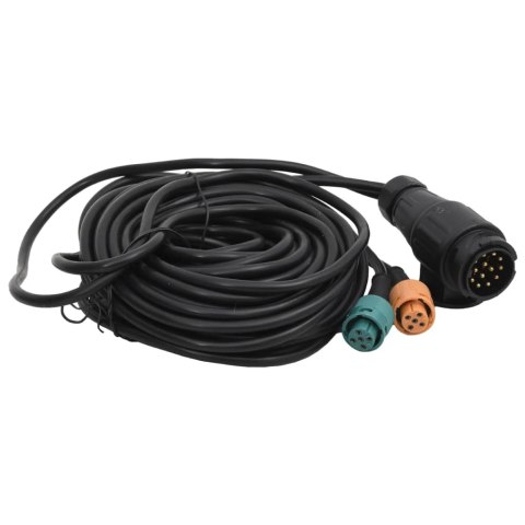 ZESTAW KOMPLET LAMPY DO PRZYCZEPY 2 SZT. LAMPY LED DO PRZYCZEPY 2 SZT. CZERWONE 24X5X14,5CM 12 V