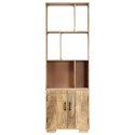 REGAŁ NA KSIĄŻKI 60X35X180CM LITE DREWNO MANGO
