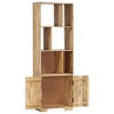REGAŁ NA KSIĄŻKI 60X35X180CM LITE DREWNO MANGO