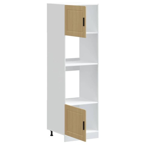 SZAFKA KUCHENNA DO ZABUDOWY PIEKARNIKA I MIKROFALI DĄB SONOMA