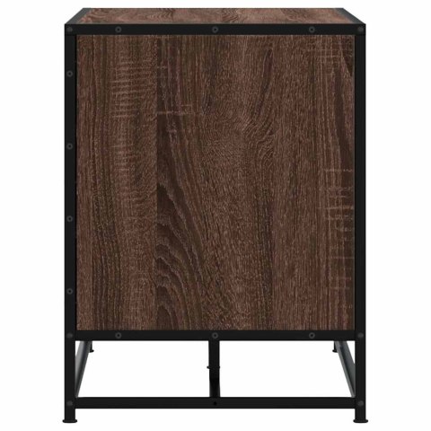 ŁAWKA Z MIEJSCEM NA BUTY BRĄZOWY DĄB 84X40X53,5CM