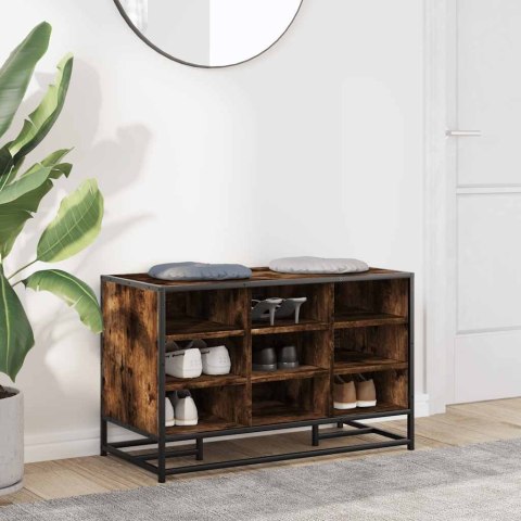 ŁAWKA Z MIEJSCEM NA BUTY PRZYDYMIONY DĄB 84X40X53,5CM