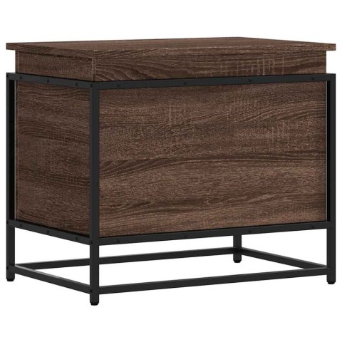 SKRZYNIA Z POKRYWĄ BRĄZOWY DĄB 60X40X51,5CM