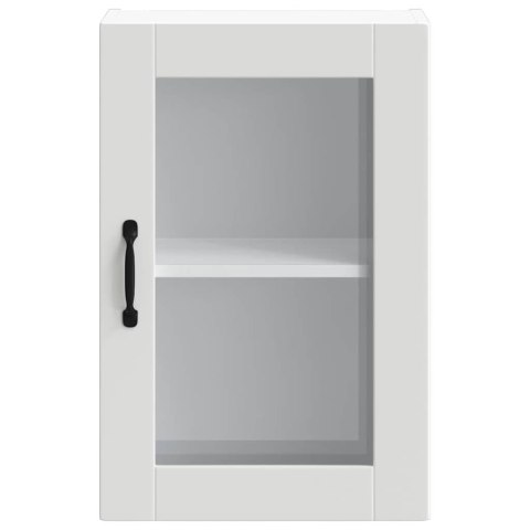 SZAFKA ŚCIENNA KUCHENNA ZE SZKLANYMI DRZWIAMI PORTO 40X31X60CMBIAŁA