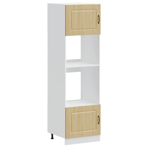 SZAFKA KUCHENNA DO ZABUDOWY PIEKARNIKA I MIKROFALI DĄB SONOMA