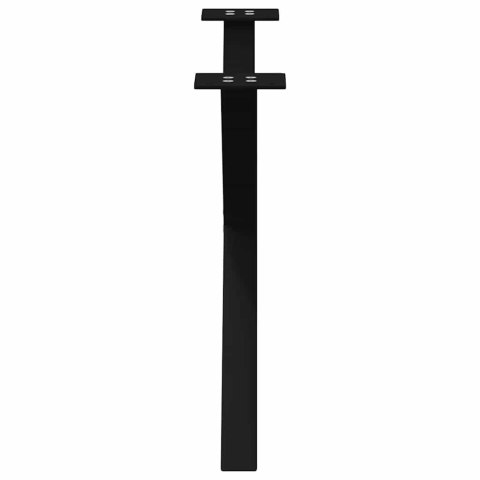 NOGI DO STOLIKA KAWOWEGO W KSZTAŁCIE LITERY X2 SZT CZARNE STAL