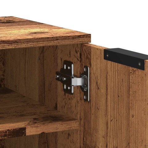 SZAFKA NA BUTY STARE DREWNO 30X35X70CM