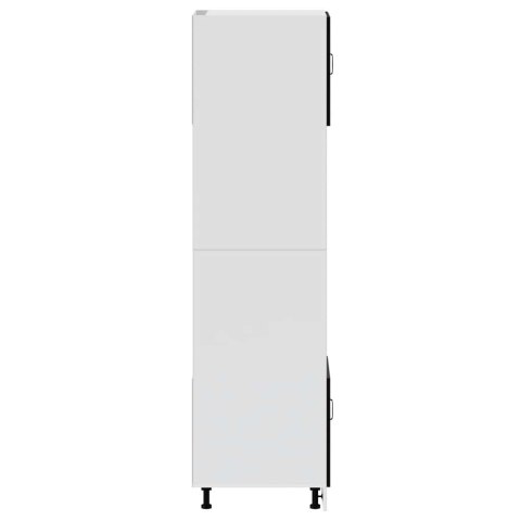 SZAFKA KUCHENNA DO ZABUDOWY PIEKARNIKA I MIKROFALI CZARNA