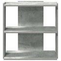 5-POZIOMOWY REGAŁ NA KSIĄŻKI SZAROŚĆ BETONU 60X30X60CM