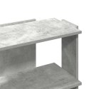 5-POZIOMOWY REGAŁ NA KSIĄŻKI SZAROŚĆ BETONU 60X30X60CM