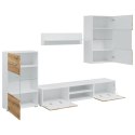 5-CZĘŚCIOWE SZAFKI POD TELEWIZOR Z OŚWIETLENIEM LED
