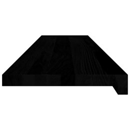 STOPNIE SCHODOWE SCHODY 4 SZT. BRĄZOWE 110X25X2CM LITE DREWNO DĘBOWE