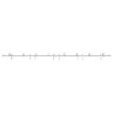 SYSTEM DO MOCOWANIA DRZWI PRZESUWNYCH 200CM STAL SREBRNY