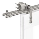 SYSTEM DO MOCOWANIA DRZWI PRZESUWNYCH 200CM STAL SREBRNY