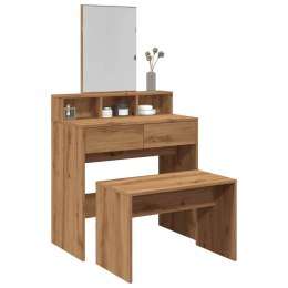 TABORET DO TOALETKI ARTISAN OAK 70X35X45CM