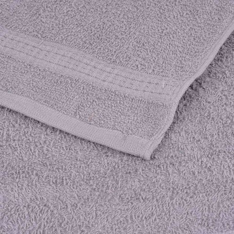 RĘCZNIKI GOŚCINNE 4 SZT. SZARE 30X50CM 360 GSM 100% BAWEŁNA