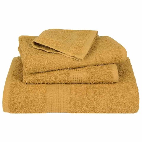 RĘCZNIKI MYDLANE 10 SZT. ZŁOTE 30X30CM 360 GSM 100% BAWEŁNA