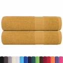 RĘCZNIKI PRYSZNICOWE 2 SZT. ZŁOTY 70X140CM 360 GSM 100% BAWEŁNA