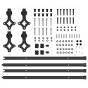 SYSTEM DO MONTAŻU DRZWI PRZESUWNYCH 213,5CM STAL CZARNY