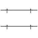 SYSTEM DO MONTAŻU DRZWI PRZESUWNYCH 213,5CM STAL CZARNY