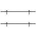 SYSTEM DO MONTAŻU DRZWI PRZESUWNYCH 213,5CM STAL CZARNY