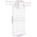 DRZWI PRZESUWNE Z OSPRZĘTEM 95X210CM LITE DREWNO SOSNOWE