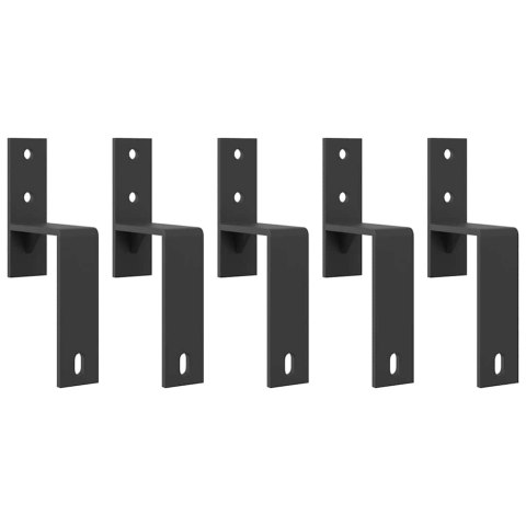 SYSTEM DO MONTAŻU DRZWI PRZESUWNYCH 200CM STAL CZARNY