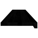 STOPNIE SCHODOWE8 SZT. BRĄZOWE 120X25X2CM LITE DREWNO DĘBOWE