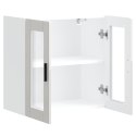 SZAFKA ŚCIENNA KUCHENNA ZE SZKLANYMI DRZWIAMI 60X31X60CM PORTO BIAŁA