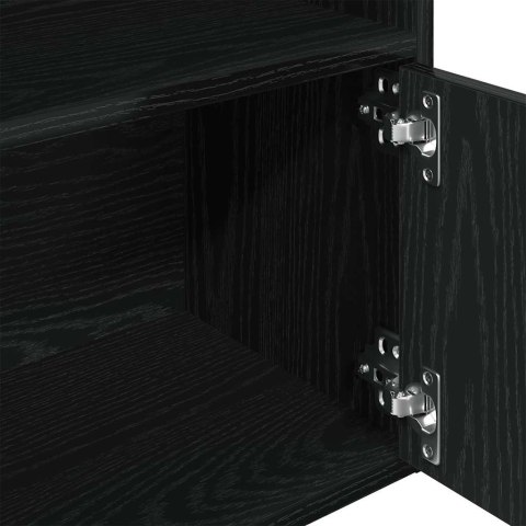 REGAŁ CZARNY 31X24X127CM