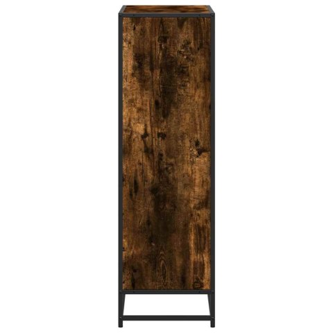 REGAŁ NA KSIĄŻKI PRZYDYMIONY DĄB 65,5X33X107,5CM