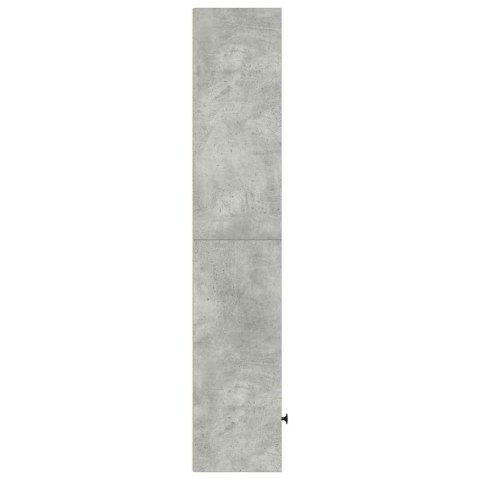 REGAŁ SZAROŚĆ BETONU 31X24X127CM