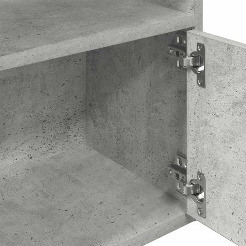 REGAŁ SZAROŚĆ BETONU 31X24X127CM