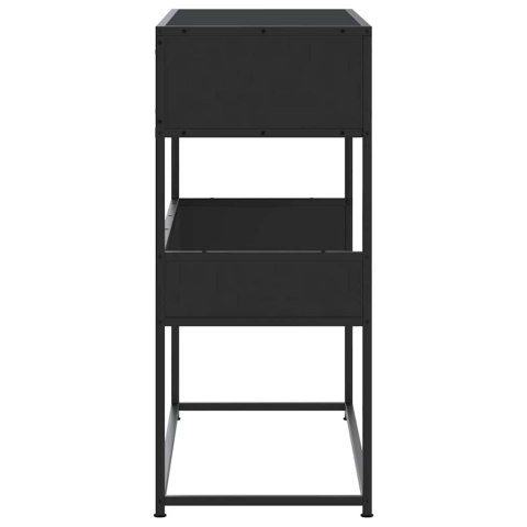 STOLIK KONSOLOWY CZARNY 90X35X80CM