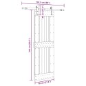 DRZWI PRZESUWNE Z OSPRZĘTEM 70X210CM LITE DREWNO SOSNOWE