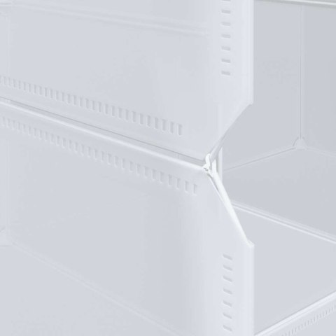 REGAŁ KOSTKOWY Z 16 PRZEGRODAMI Z DRĄŻKAMI NA WIESZAKI PP