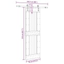 DRZWI PRZESUWNE Z OSPRZĘTEM 70X210CM LITE DREWNO SOSNOWE