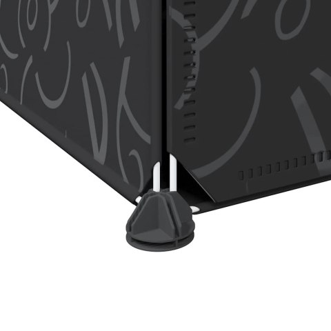 REGAŁ KOSTKOWY Z 16 PRZEGRODAMI Z DRĄŻKAMI NA WIESZAKI