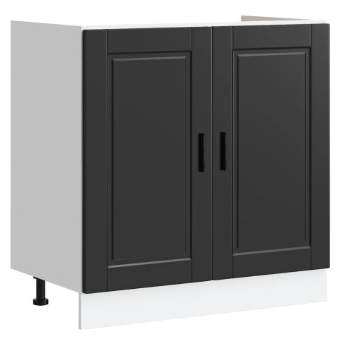 SZAFKA POD ZLEWOZMYWAK PORTO CZARNA 80X46X81,5CM