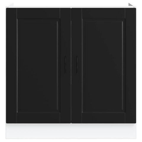 SZAFKA POD ZLEWOZMYWAK PORTO CZARNA 80X46X81,5CM