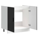 SZAFKA POD ZLEWOZMYWAK PORTO CZARNA 80X46X81,5CM