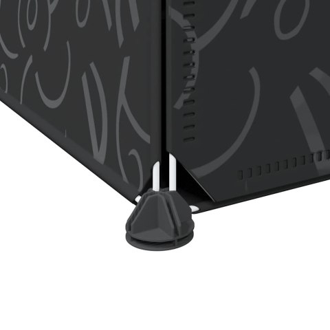 REGAŁ KOSTKOWY Z 12 PRZEGRODAMI I DRĄŻKAMI NA WIESZAKI